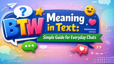 BTW Meaning in Text