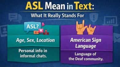 ASL Mean in Text