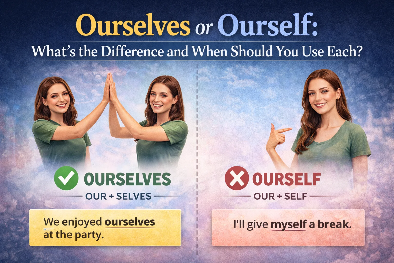 Ourselves or Ourself