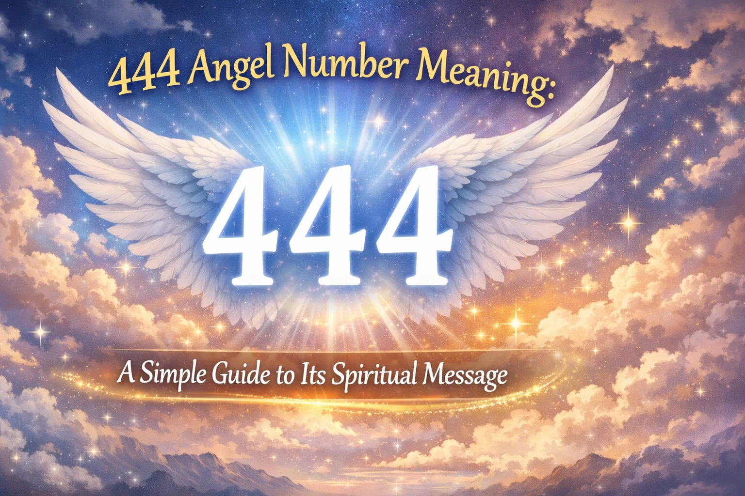 444 Angel Number Meaning
