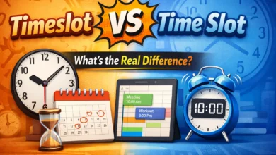 Timeslot vs Time Slot