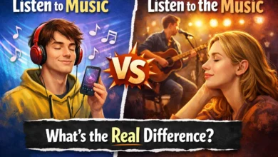 Listen to Music vs Listen to the Music