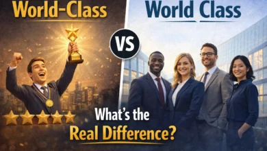 World-Class vs World Class