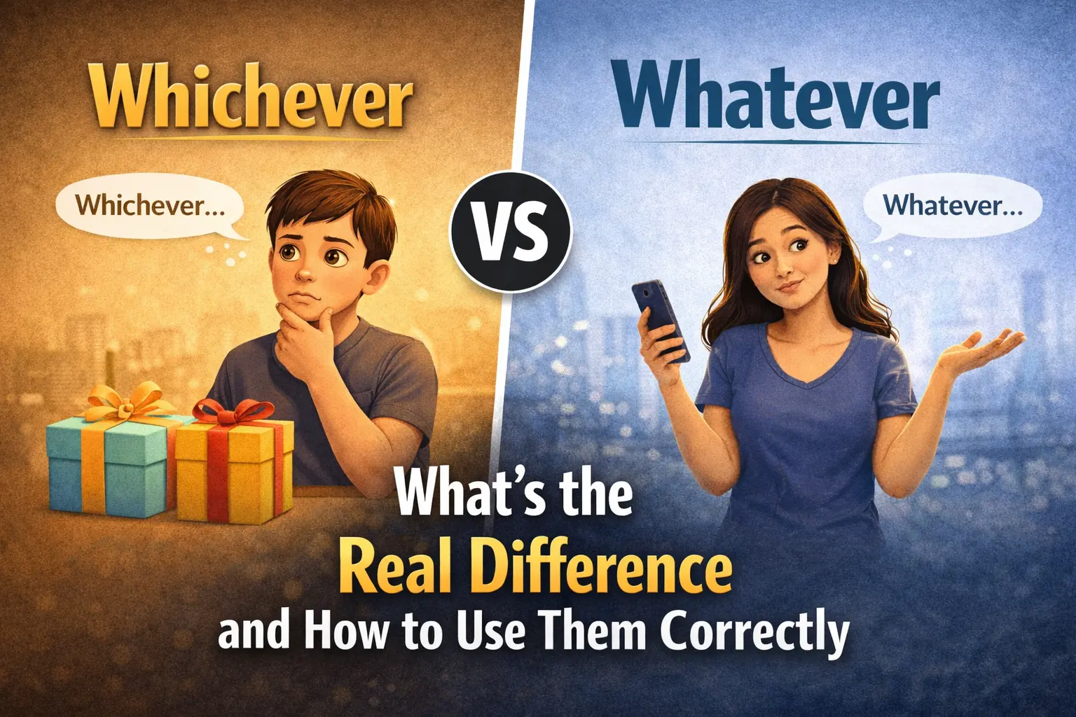 Whichever vs Whatever