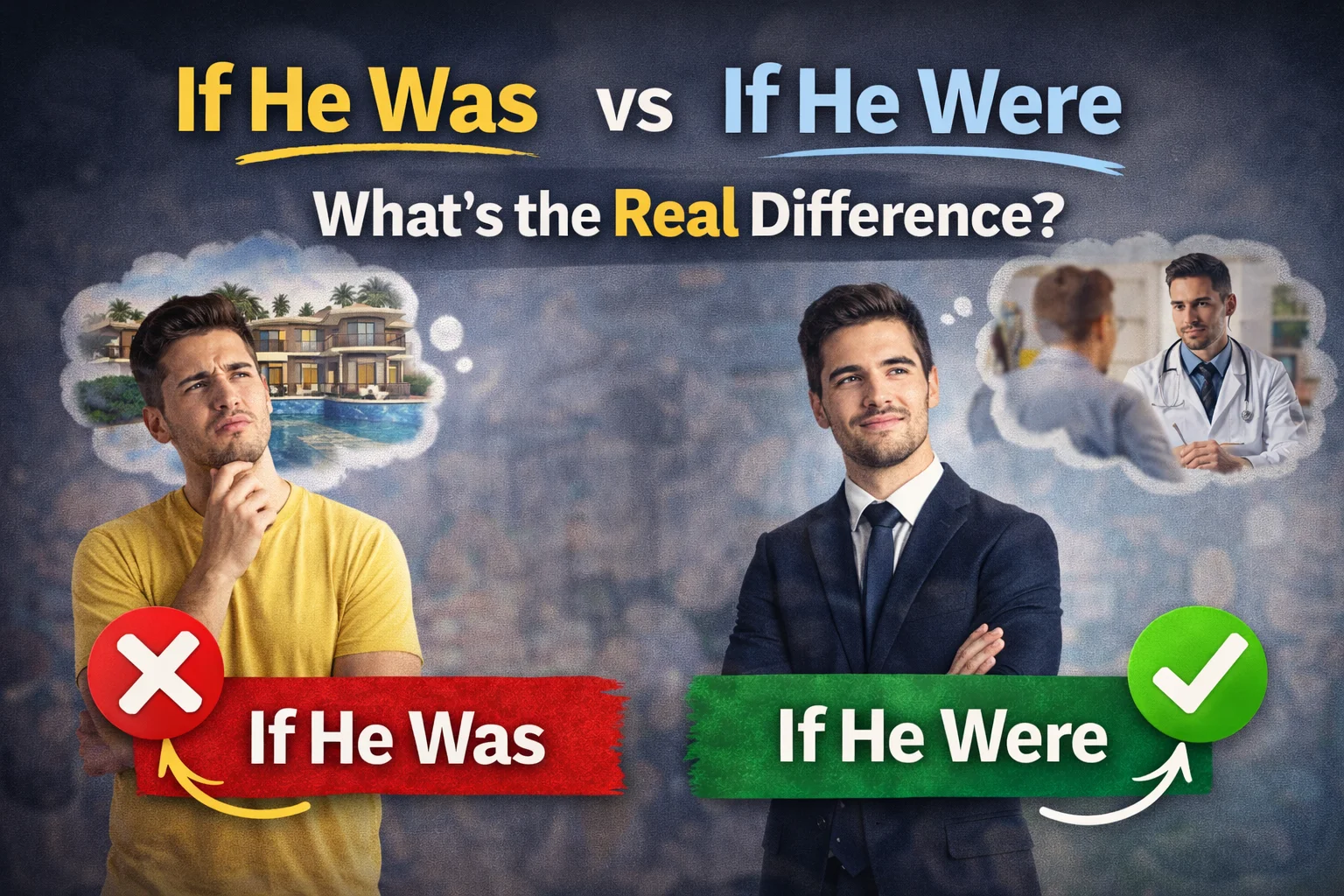 If He Was or If He Were