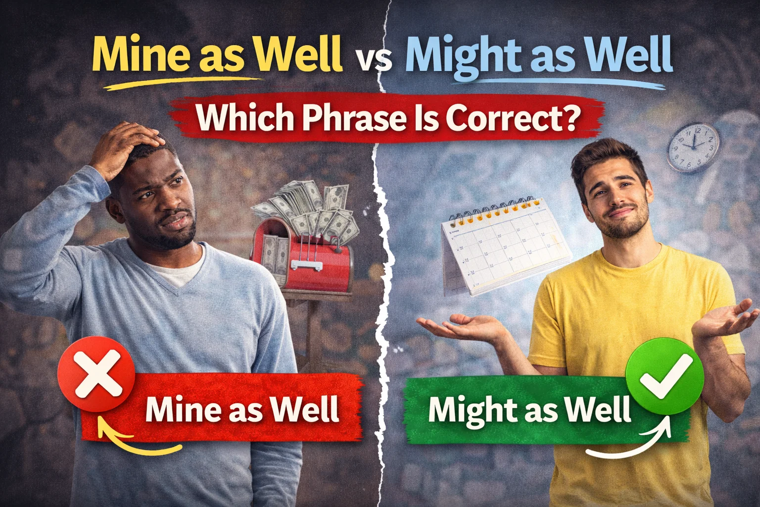 Mine as Well or Might as Well