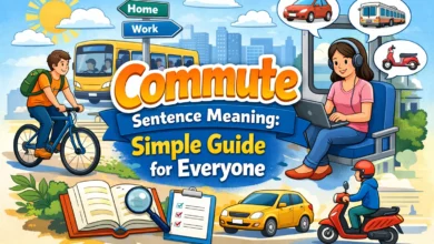 Commute Sentence Meaning