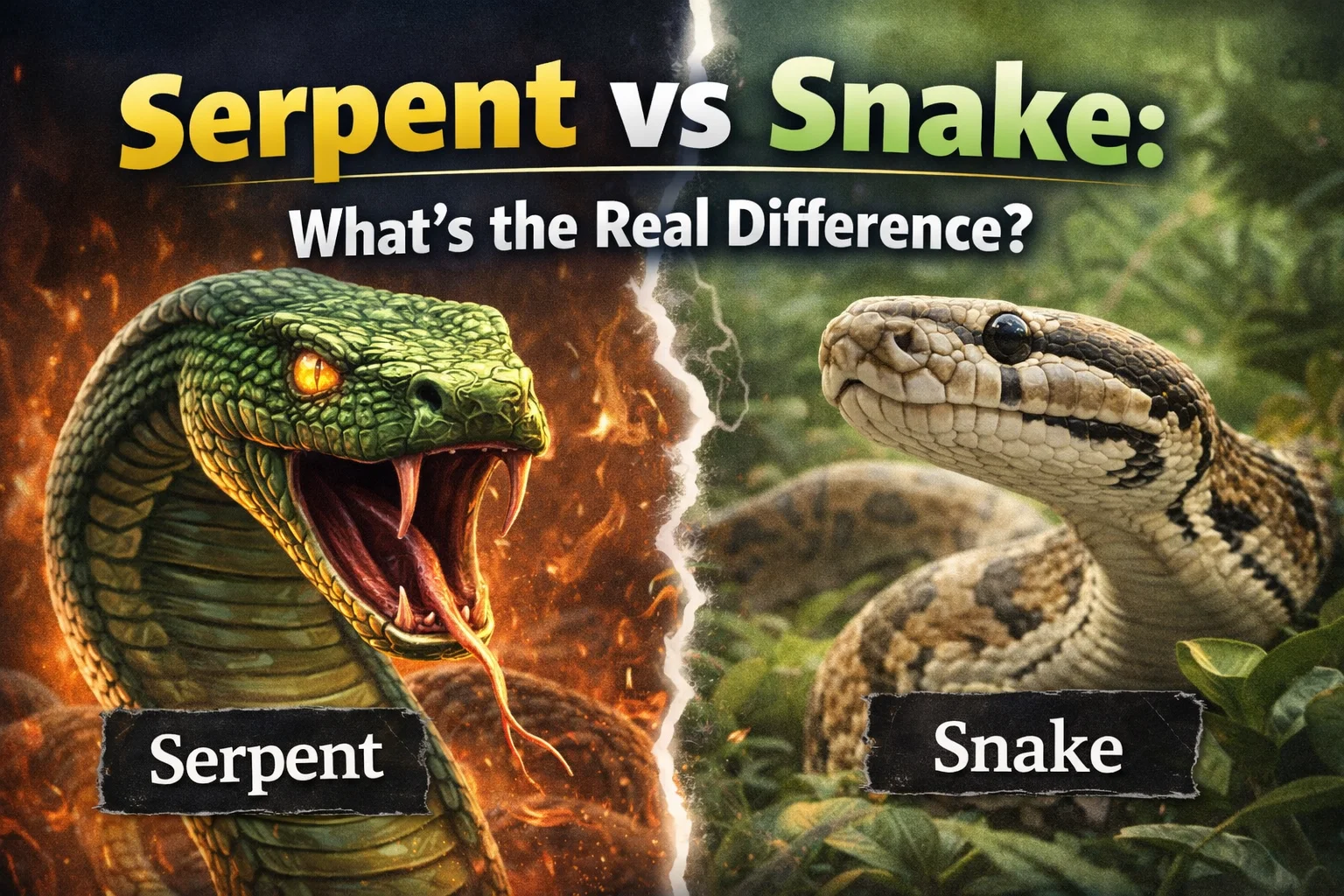 Serpent vs Snake