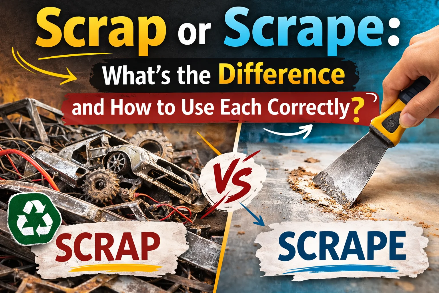 Scrap or Scrape